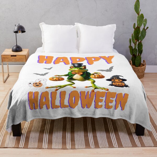 Item preview, Happy Halloween Frog Design – Perfect for Frog Lovers designed and sold by Fredster1966.