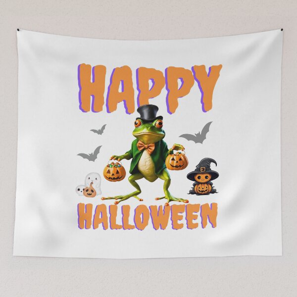 Item preview, Happy Halloween Frog Design – Perfect for Frog Lovers designed and sold by Fredster1966.