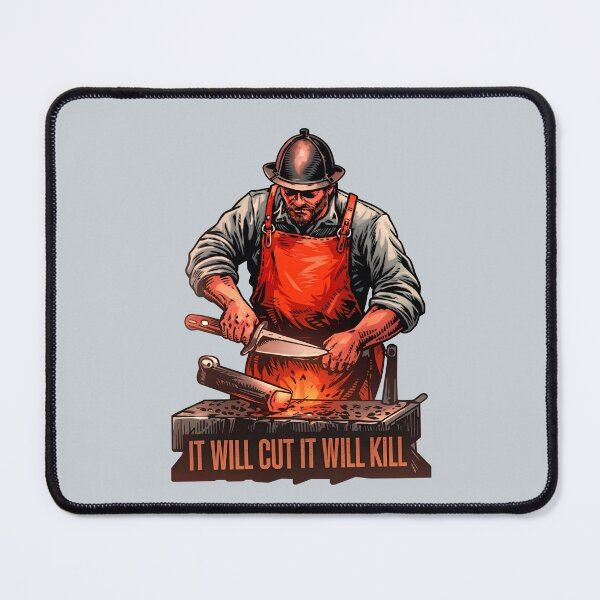 Item preview, It Will Cut It Will Kill Quote designed and sold by TheArtOfPat.