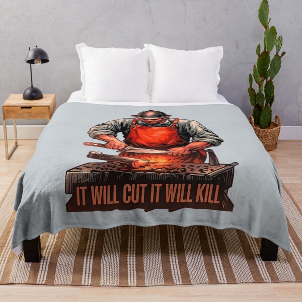 Item preview, It Will Cut It Will Kill Quote designed and sold by TheArtOfPat.