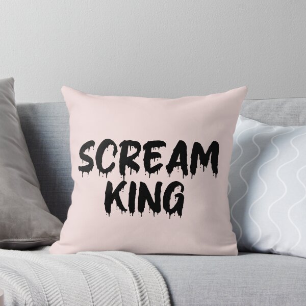 Item preview, BLACK ON PINK SCREAM KING BLOOD DRIP designed and sold by RomeArtCo.