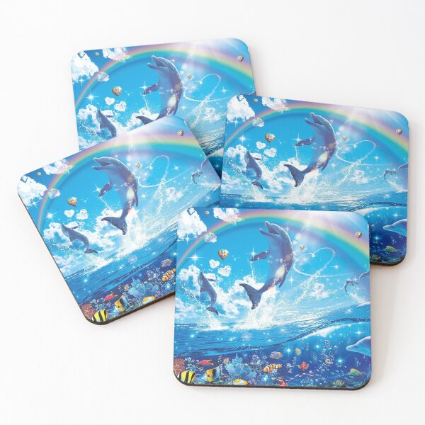 Item preview, Symphony Dolphins Frutiger Aero designed and sold by iwannitonashirt.