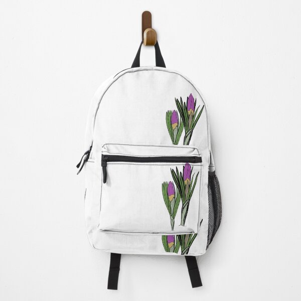 Item preview, Spring Crocus Flower Buds Purple Green Winter Goodbye designed and sold by MomicaOfficial.