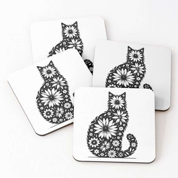 Item preview, Floral Cat designed and sold by J Michelle Designs.