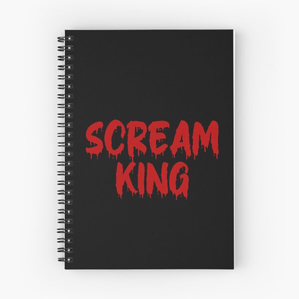 Item preview, RED ON BLACK SCREAM KING BLOOD DRIP designed and sold by RomeArtCo.