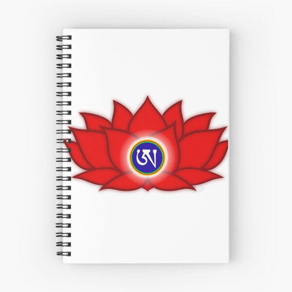 Item preview, Lotus Red, Dzogchen, Ah, Tibetan, Flower, Buddhist, Buddhism, White Background  designed and sold by MayGreenAbgrall.