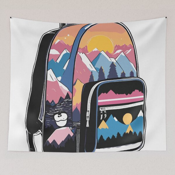 Item preview, Whimsical Mountain Sunset designed and sold by StellarValor.