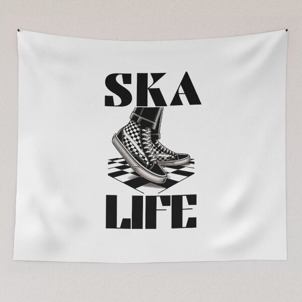 Item preview, Ska Life (Chequered shoes on Dance Floor) designed and sold by MerchByCraig.