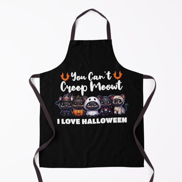 Item preview, You Can't Creep Meowt I Love Halloween designed and sold by LuxTeesNThings.