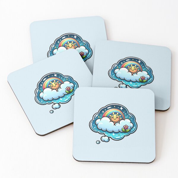 Item preview, Peaceful Thinking | Positive Vibes and Sunshine Rainbow Art designed and sold by litchick1977.