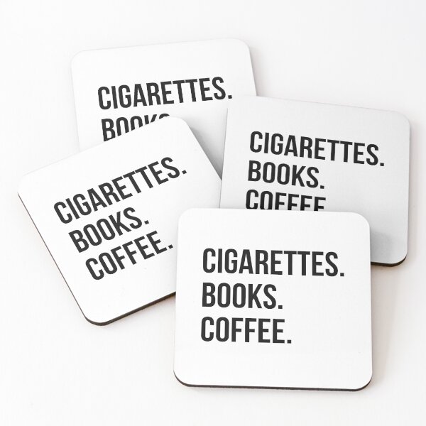 Item preview, Cigarettes. Coffee. Books. designed and sold by AuroraIllArena.
