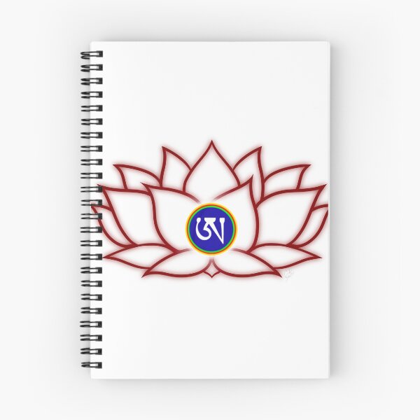 Item preview, Lotus White, Dzogchen, Ah, Tibetan, Flower, Buddhist, Buddhism, White Background  designed and sold by MayGreenAbgrall.