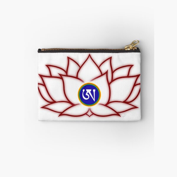 Item preview, Lotus White, Dzogchen, Ah, Tibetan, Flower, Buddhist, Buddhism, White Background  designed and sold by MayGreenAbgrall.