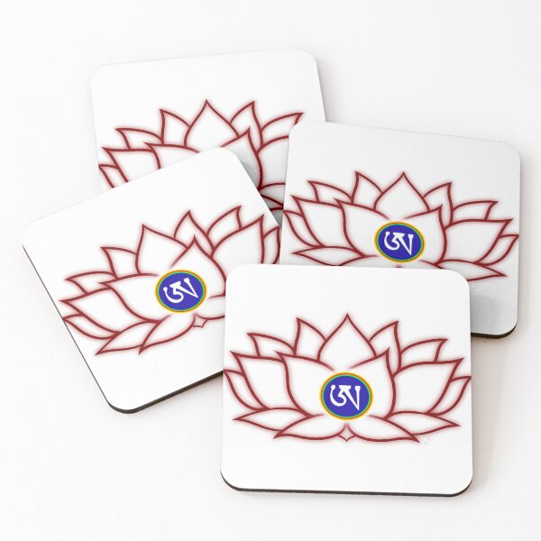 Item preview, Lotus White, Dzogchen, Ah, Tibetan, Flower, Buddhist, Buddhism, White Background  designed and sold by MayGreenAbgrall.