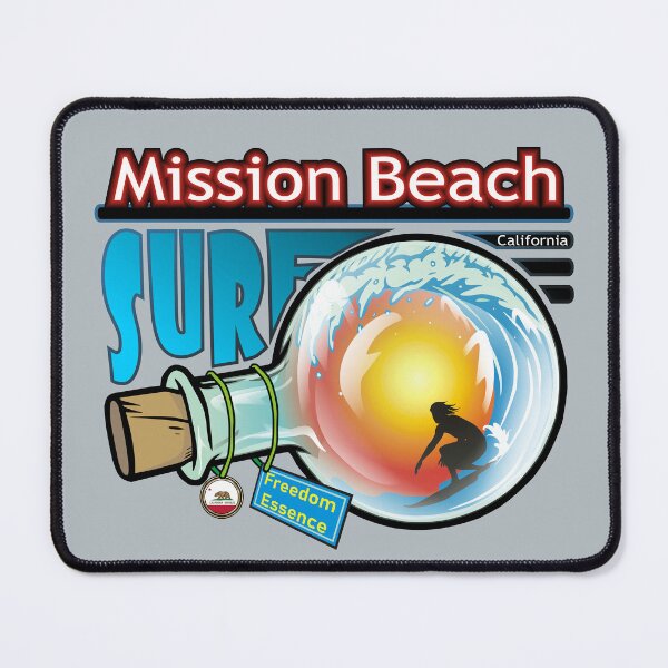 Item preview, Mission Beach San Diego CA surf California freedom essence designed and sold by studioss76.