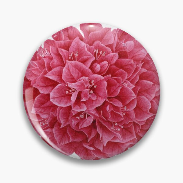 Item preview, "Bougainvillea in White on Red 2" designed and sold by anahimar1418.