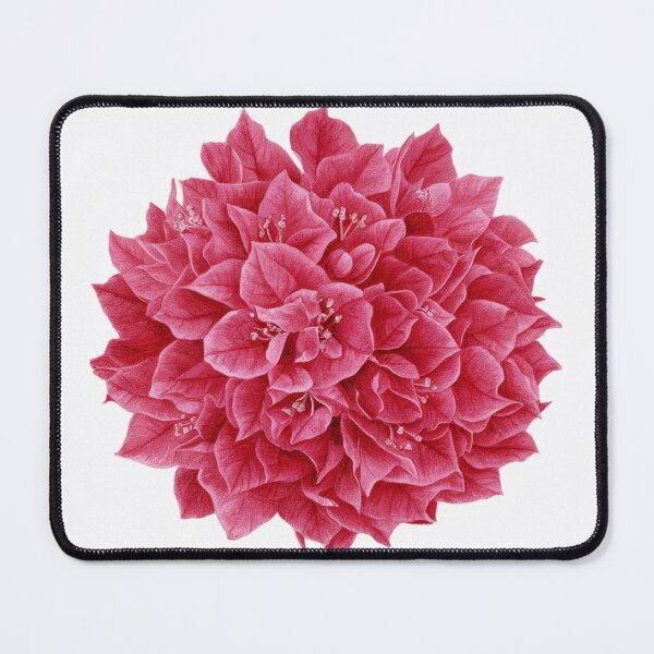 Item preview, "Bougainvillea in White on Red 2" designed and sold by anahimar1418.