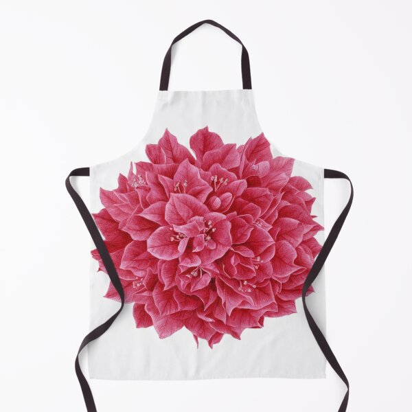 Item preview, "Bougainvillea in White on Red 2" designed and sold by anahimar1418.