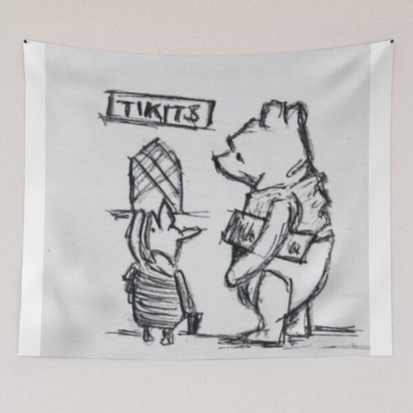 Item preview, Pooh and Piglet buy tickets. designed and sold by jamiestarr.
