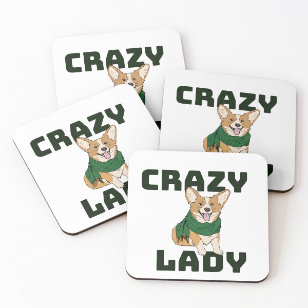 Item preview, Crazy Corgi Lady  designed and sold by KATKattalestv.