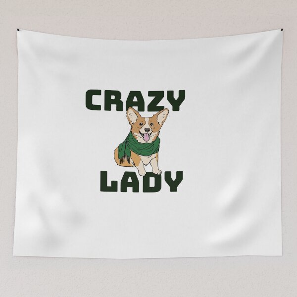 Item preview, Crazy Corgi Lady  designed and sold by KATKattalestv.