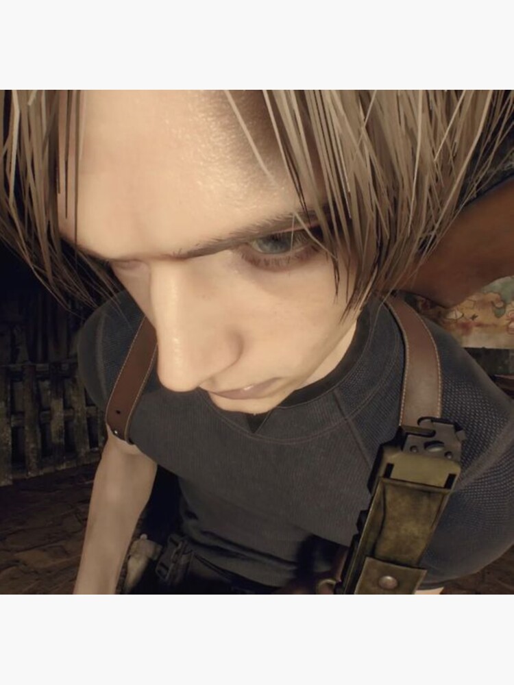 Leon S Kennedy Romantic picture RE4 remake Sticker for Sale by