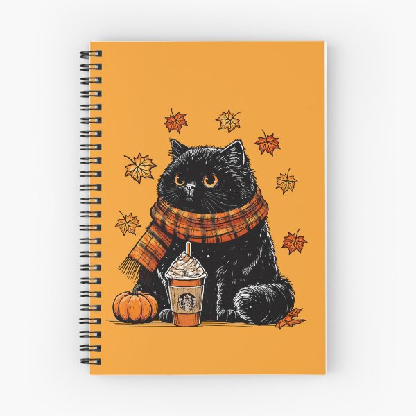 Item preview, Pumpkin Spice Latte Cat designed and sold by KilkennyCat Art.