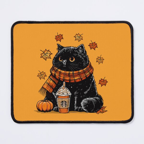 Item preview, Pumpkin Spice Latte Cat designed and sold by KilkennyCat Art.