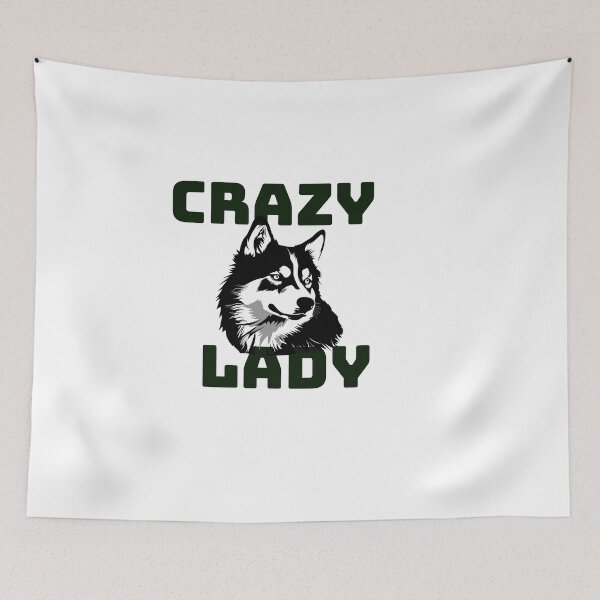 Item preview, Crazy Husky Lady  designed and sold by KATKattalestv.
