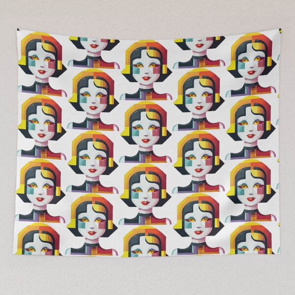 Aperçu de l'œuvre emoji cubiste créée et vendue par Andre Faubert.