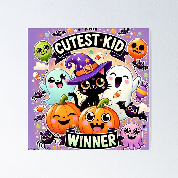 Item preview, Cutest Kid Halloween Winner: Spooky Fun Celebration designed and sold by MySheetMusicArt.