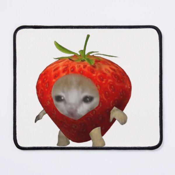 Item preview, Kitten and his strawberry costume designed and sold by saylucyernaga.