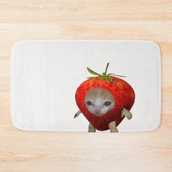 Item preview, Kitten and his strawberry costume designed and sold by saylucyernaga.