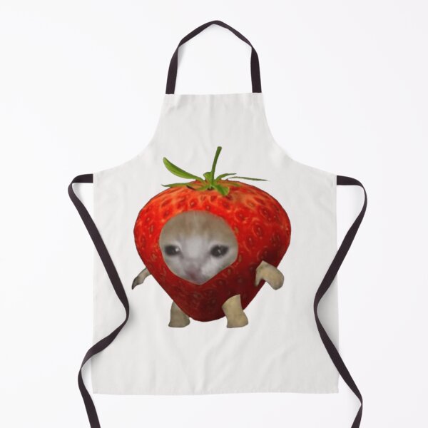 Item preview, Kitten and his strawberry costume designed and sold by saylucyernaga.