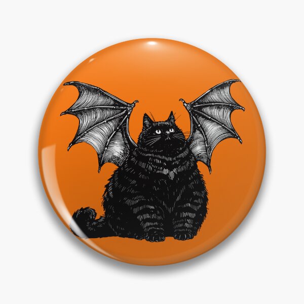 Item preview, Halloween Bat Cat designed and sold by KilkennyCat Art.