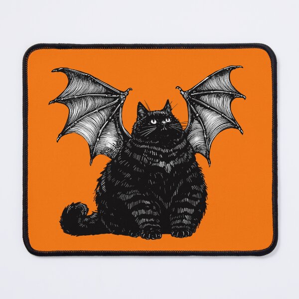 Item preview, Halloween Bat Cat designed and sold by KilkennyCat Art.