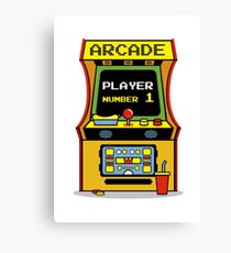 Arcade Game Canvas Print