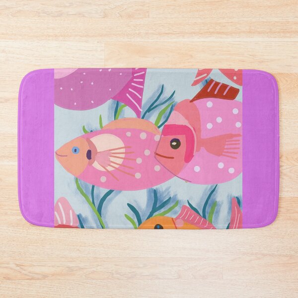 Artikelvorschau, Rosa Fisch entworfen und verkauft von seahorse crossing.
