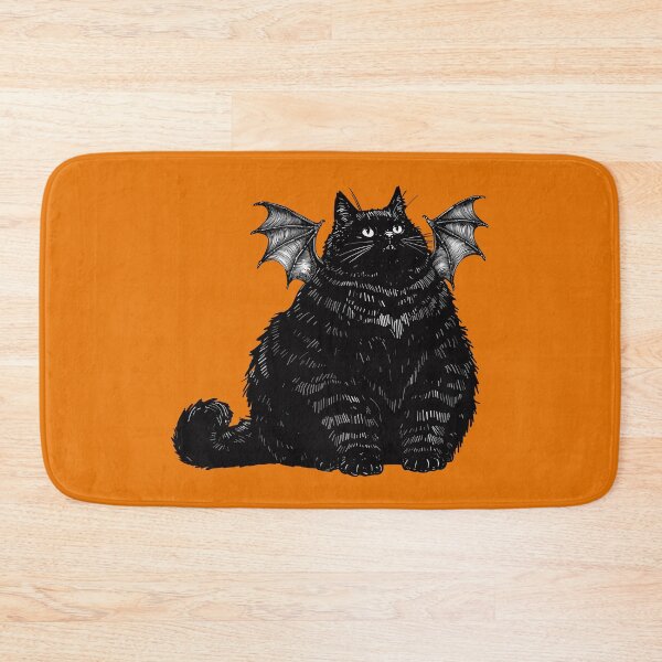 Item preview, Chonky Bat Cat Mini Wings designed and sold by KilkennyCat Art.