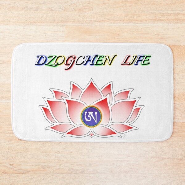 Item preview, Dzogchen Life, Red Lotus, Ah, Tibetan, Flower, Buddhist, Buddhism, White Background designed and sold by MayGreenAbgrall.