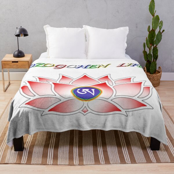 Item preview, Dzogchen Life, Red Lotus, Ah, Tibetan, Flower, Buddhist, Buddhism, White Background designed and sold by MayGreenAbgrall.
