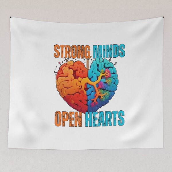 Item preview, Strong Minds Open Hearts designed and sold by Angelle55.
