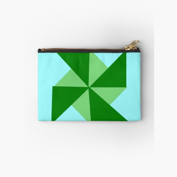 Item preview, Green Pinwheel block pattern. designed and sold by claireseyeview.