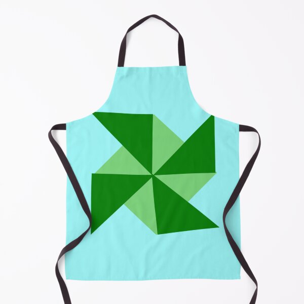 Item preview, Green Pinwheel block pattern. designed and sold by claireseyeview.