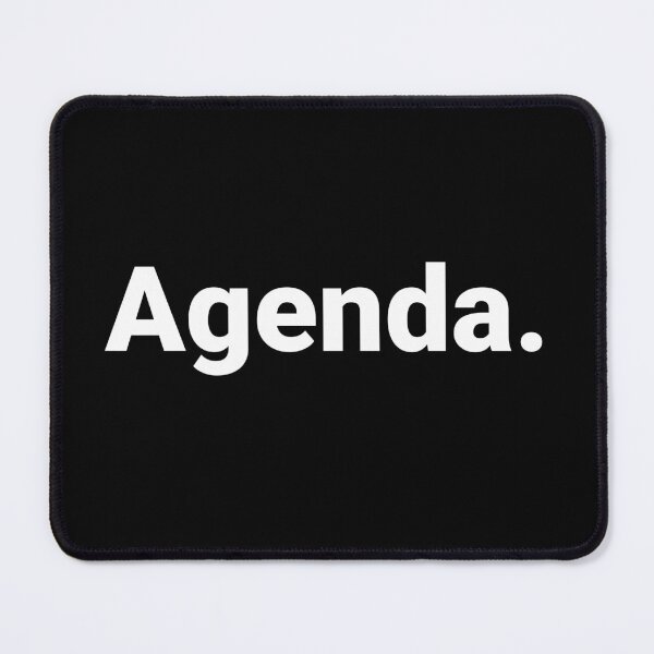 Item preview, Agenda. designed and sold by Text-based T-Shirts and Gifts.