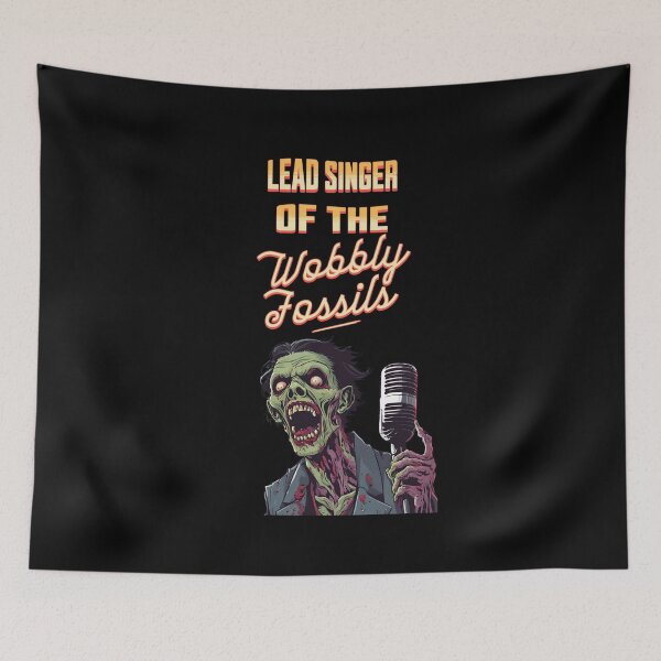 Item preview, Lead Singer of The Wobbly Fossils - Halloween Design designed and sold by signshirtz.
