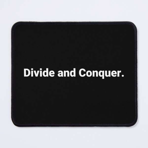 Item preview, Divide and Conquer. designed and sold by Text-based T-Shirts and Gifts.