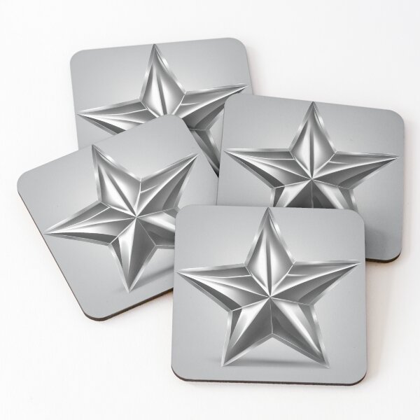 Item preview, Free Vector 3D Metal Star Isolated designed and sold by hjian8219.