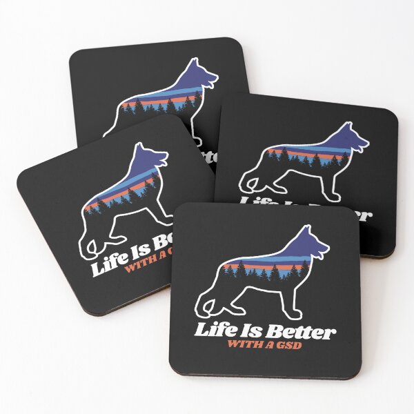 Item preview, Life Is Better With A German Shepherd Hiking Camping Gift designed and sold by Guarddogdrive.