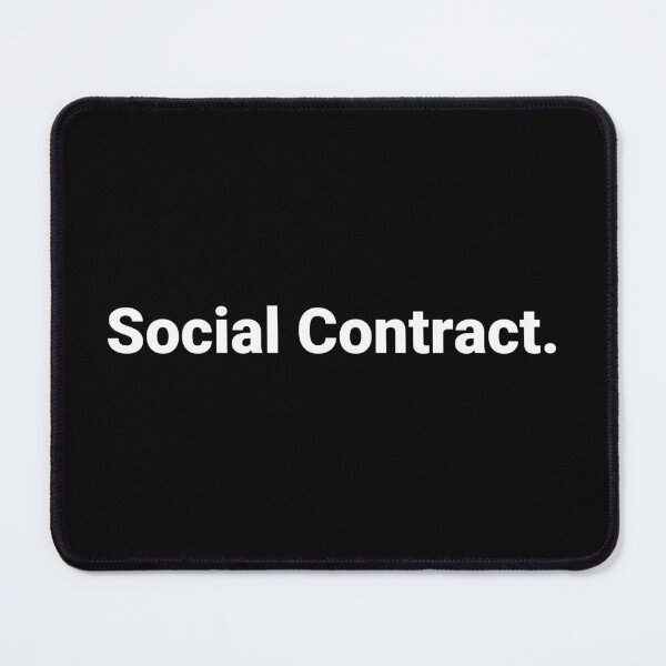 Item preview, Social Contract. designed and sold by Text-based T-Shirts and Gifts.